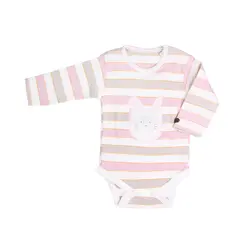 لباس نوزادی راه راه خرگوش آشور ashoor