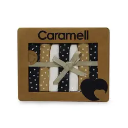 دستمال دست و صورت 7 عددی ارگانیک کارامل Caramell