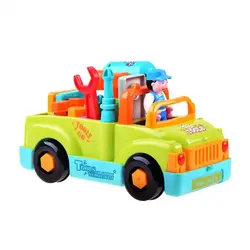 ماشین ابزار با دریل موزیکال هولی تویز Huile Toys 6109