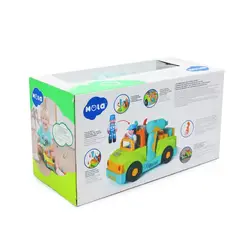 ماشین ابزار با دریل موزیکال هولی تویز Huile Toys 6109
