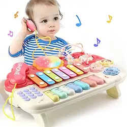 پیانو موزیکال چراغدار سوببر Sobebear 512
