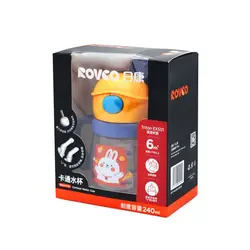 لیوان دسته دار و نی دار 240 میلی لیتر رووکو Rovco 1049