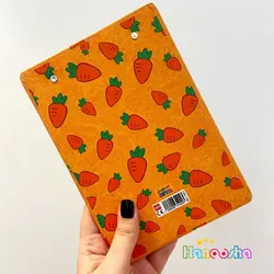 تخته شاسی طرح هویج سایز A5 به همراه کاغذ چک لیست