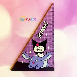 ست خط کش گونیا و نقاله چوبی کورومی kuromi