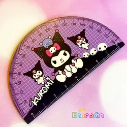 ست خط کش گونیا و نقاله چوبی کورومی kuromi