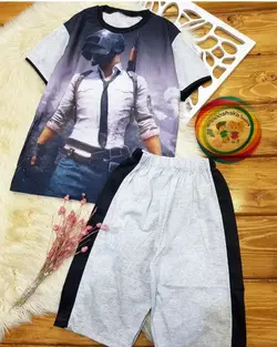 تیشرت شلوارک پابجی