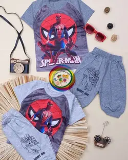 تیشرت شلوارک مردعنکبوتی