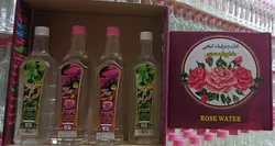 پک ۴ عددی گلاب دوآتشه اصل قمصر کاشان دو لیتر عرق نعنا دوآتشه دو لیتر