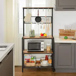 استند کافه ای و کافی بار چوبین نورا مدل ERW 120000