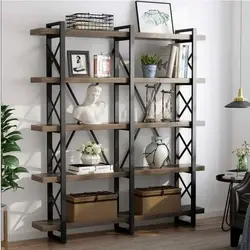 کتابخانه چوبین نورا مدل Skch1