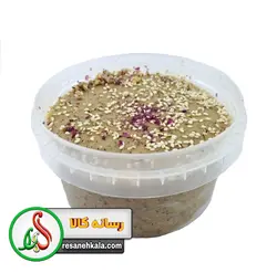 حلوا معجون سنتی تبریز (حلوا پشمکی) کامل ( روغن ارده و شکر قهوه ای) 500 گرمی