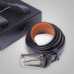 کمربند چرم طبیعی کد 7305