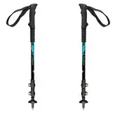عصای کوهنوردی جیلو JILO مدل کلیپسی (پک دو عددی) آبی و مشکی