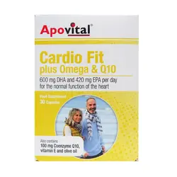 کپسول کاردیوفیت پلاس امگا کیوتن  آپوویتال 30 عددی