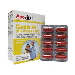 کپسول کاردیوفیت پلاس امگا کیوتن  آپوویتال 30 عددی