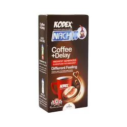 کاندوم تاخیری کافئین دار کدکس 12 عددی  Nachkodex Delay and Coffee 12 Condoms