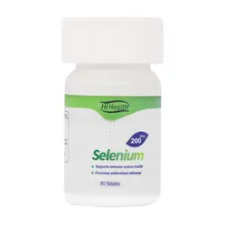 قرص سلنیوم 200 میکروگرم های هلث 30 عدد Hi Health Selenium 200 mcg 30 Tablets