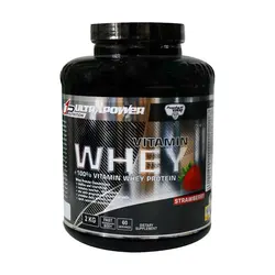 پودر وی پروتئین و پرمیکس ویتامین پگاه 2 کیلوگرم با طعم توت فرنگی Pegah Vitamin Whey Protein 2 Kg