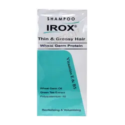 شامپو پروتئین جوانه گندم ایروکس مناسب موهای چرب و نازک  Irox Wheat Germ Protein Shampoo