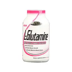 پودر عضله سازی ال گلوتامین اپکس ۳۰۰ گرم