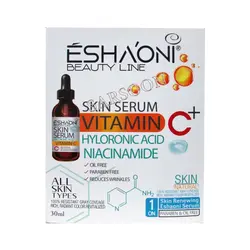 سرم پوست صورت ویتامین C اشااونی Eshaoni Skin Serum Vitamin C+ 30ml