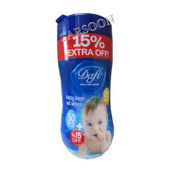 دستمال مرطوب پاک کننده کودک دافی مناسب التهاب و سوختگی 50 عدد Dafi Nappy Rash Wet Wipes