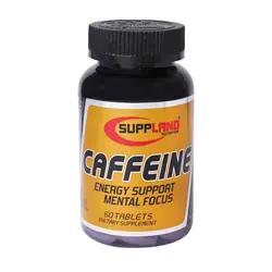 قرص کافئین ساپلند نوتریشن 60 عدد Suppland Caffeine 60 Tablets