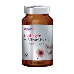 کپسول کلاژن و ویتامین C رزاویت 30 عدد Rozavit Collagen And Vitamin C 30 Capsules