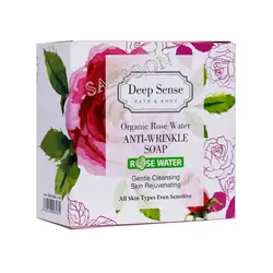 صابون گلاب مناسب پوست های دارای چروک دیپ سنس سی گل 75 گرم Deep Sense seagul Organic Rose Water Anti Wrinkle Soap