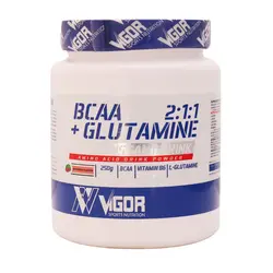 پودر بی سی ای ای و گلوتامین ویگور ۲۵۰ گرم Vigor Bcaa Glutamin Powder ۲۵۰ g