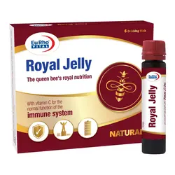 ویال خوراکی رویال ژلی یوروویتال ۶ عدد Eurho Vital Royal Jelly ۶ Drinking Vials