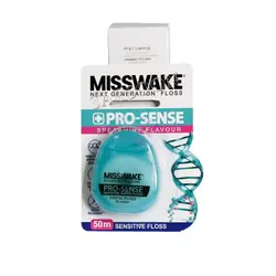 نخ دندان ضد حساسیت مدل پرو سنس میسویک ۵۰ متر Misswake Pro-sense Sensitive Super Floss