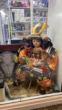 سرباز ژاپنی بهمراه لوازم