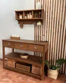 کافی بار چوبی