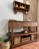 کافی بار چوبی