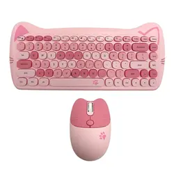 کیبورد و ماوس بی سیم GEEZER مدل CAT