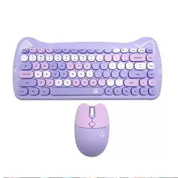 کیبورد و ماوس بی سیم GEEZER مدل CAT