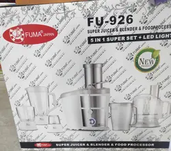 آبمیوه گیری و غذا ساز5کاره.مدل 926فوما ژاپن
