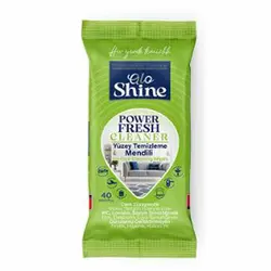 دستمال تمیز کننده سطوح الو شاین  Alo Shine یکبار مصرف 40 برگ