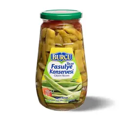 کنسرو لوبیا سبز BURCU Fasulye بورجو 550 گرم