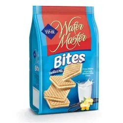 ویفر تایم TIME Wafer Master bites مکعبی با کرم وانیل و شیر 180 گرم