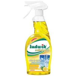 اسپری شیشه پاک کن لهستانی لودویک LUDWIK LEMON با رایحه لیمو 750 میل