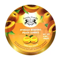 آبنبات سندی کندی SANDY CANDY  با طعم هلو  150 گرم