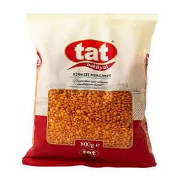 دال عدس تات Tat Bakliyat حاوی پروتئین 800 گرم