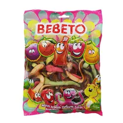 پاستیل مخلوط میوه ای ببتو Bebeto با طرح ماری 1000 گرم