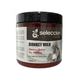 ماسک مو سلکشن SELECCION بدون سولفات حاوی شیر الاغ تقویت کننده مو 500 میل