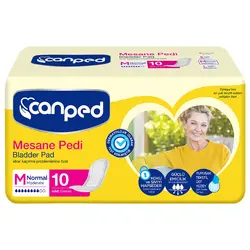 پد بی اختیاری بانوان جان پد Canped Normal سایز مدیوم 10 عددی