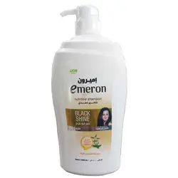 شامپو سر امرون Emeron Black & Shine درخشان کننده و مغذی مو 1000 میل