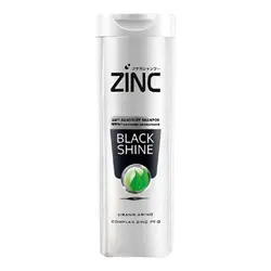 شامپو سر زینک Zinc Black Shine براق کننده و درخشان کننده مو 340 میل