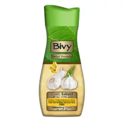 شامپو سر گیاهی بیوی Bivy Garlic بدون سولفات حاوی عصاره سیر 600 میل